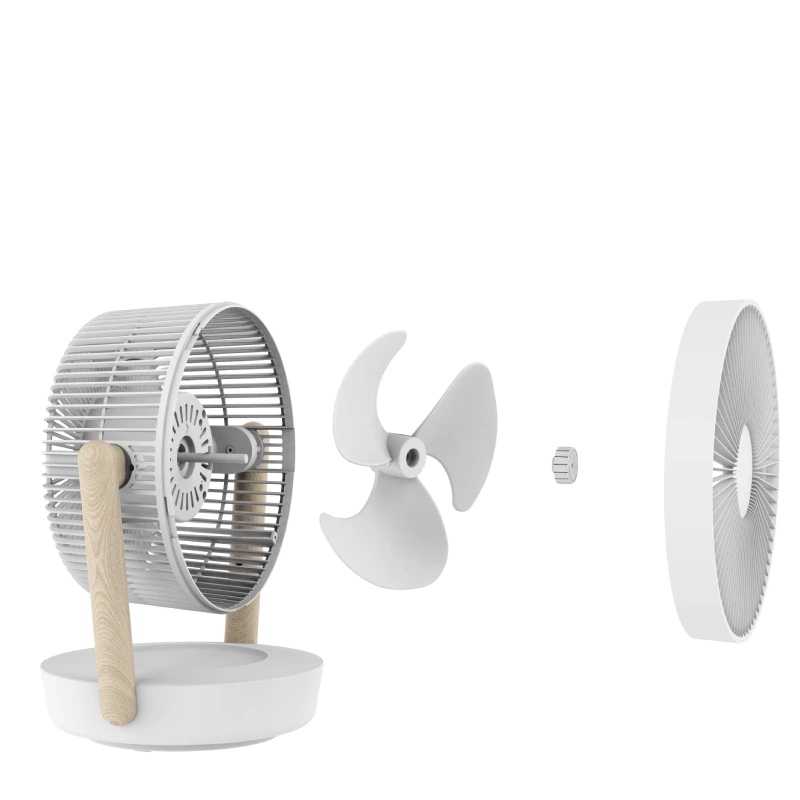 Desk Fan With night light function 10-INCH 3D CIRCULATION FAN Desk Fan