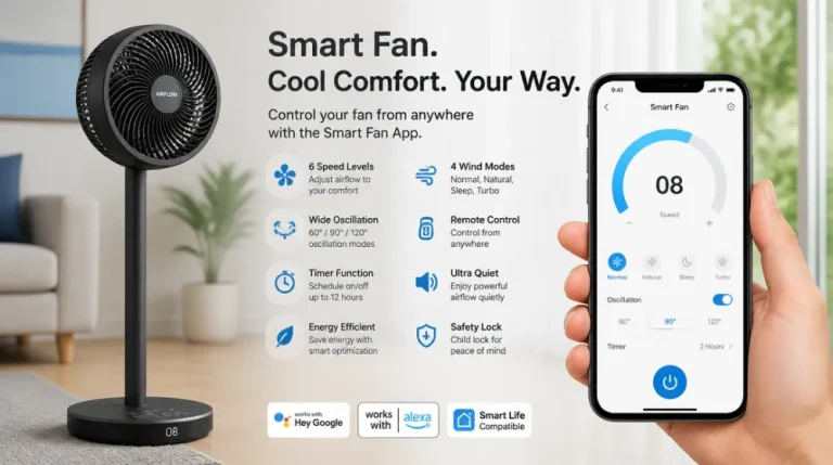 Smart Floor Fan: The Ultimate Cooling Solution for Your Home